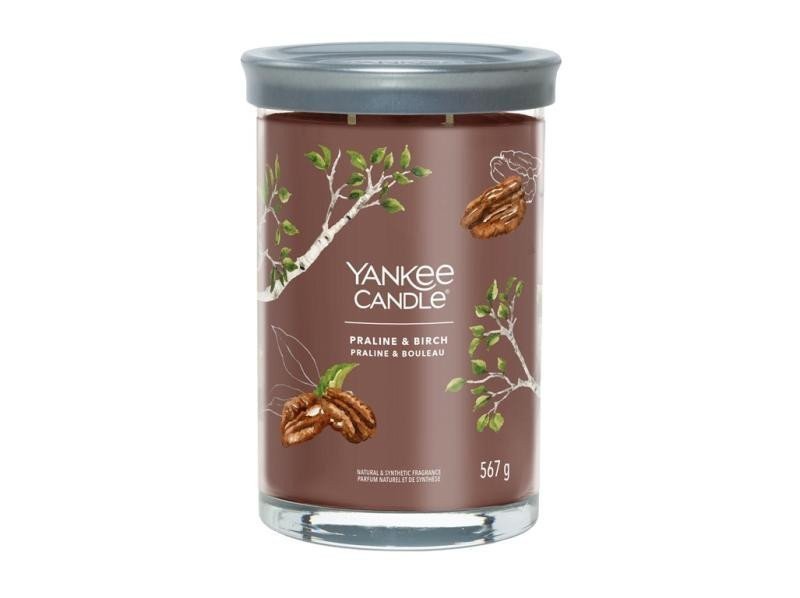 YANKEE CANDLE Praline  Birch svíčka 567g  2 knoty Signature tumbler velký