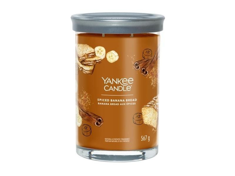 YANKEE CANDLE Spiced Banana Bread svíčka 567g  2 knoty Signature tumbler velký