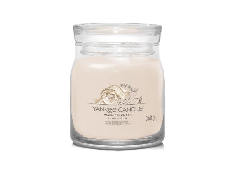 YANKEE CANDLE Warm Cashmere svíčka 368g  2 knoty Signature střední