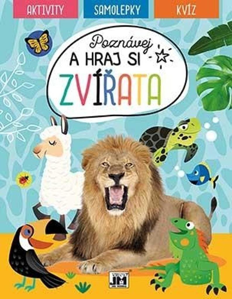 Poznávej a hraj si Zvířata - Aktivity samolepky kvíz