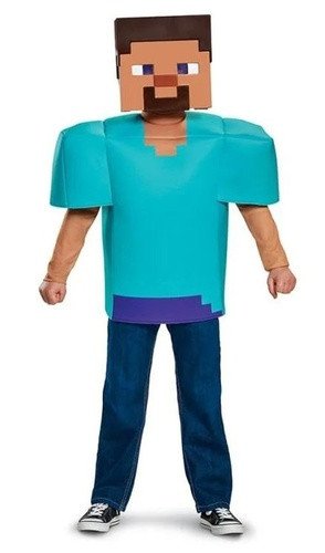Minecraft kostým Steve 7-8 let