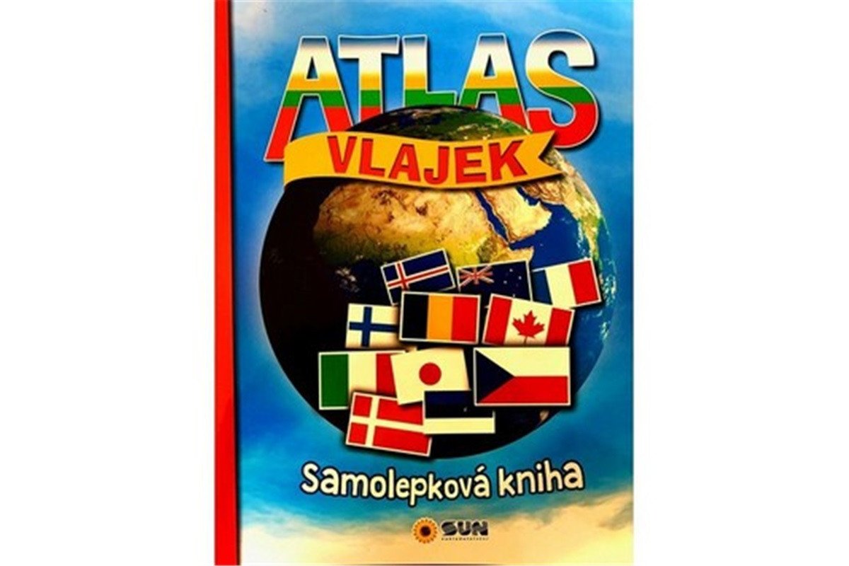 Atlas vlajek - Samolepková knížka