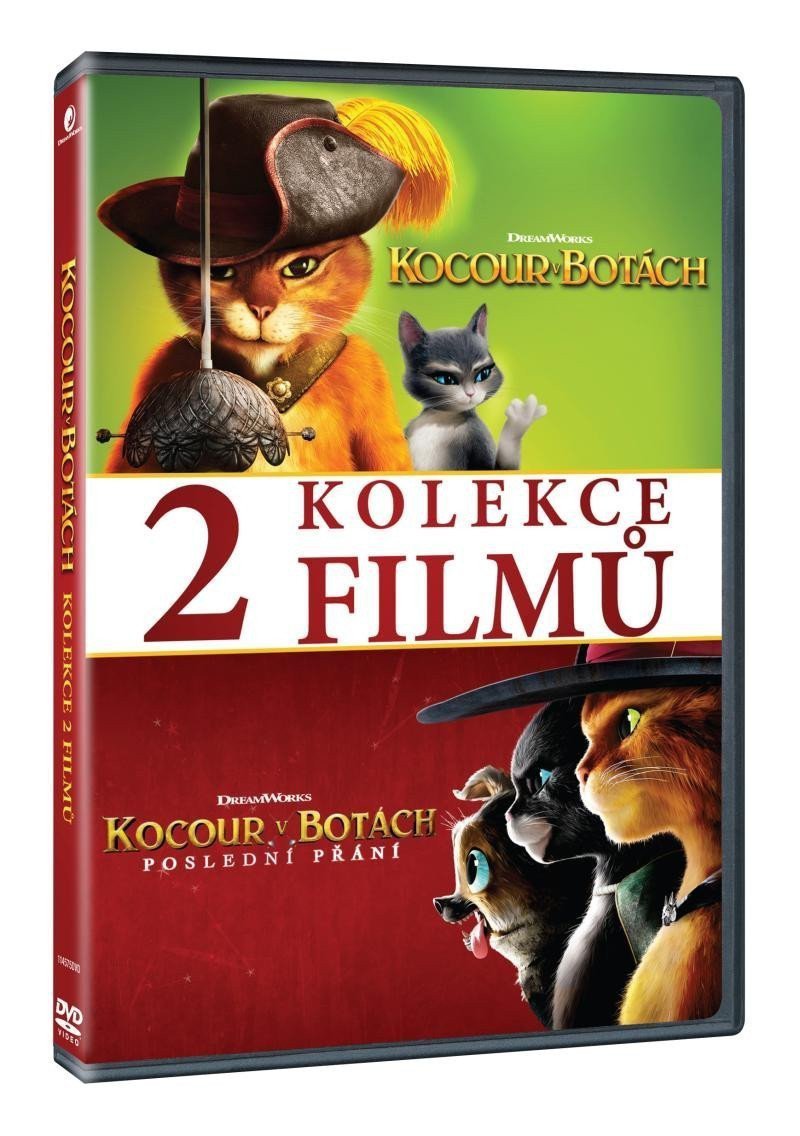 Kocour v botách kolekce 12 2DVD