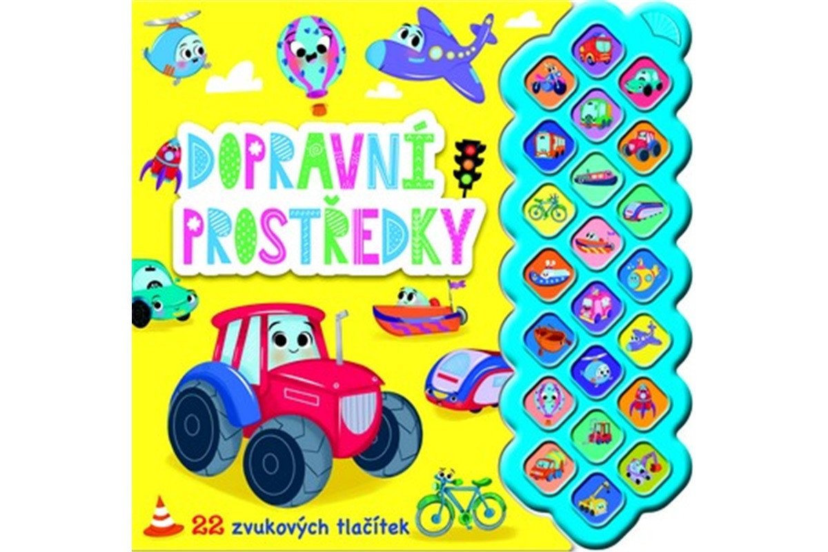 Dopravní prostředky - 22 zvukových tlačítek