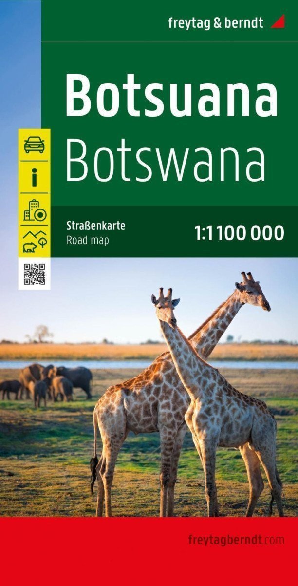 Botswana 11 100 000  automapa
