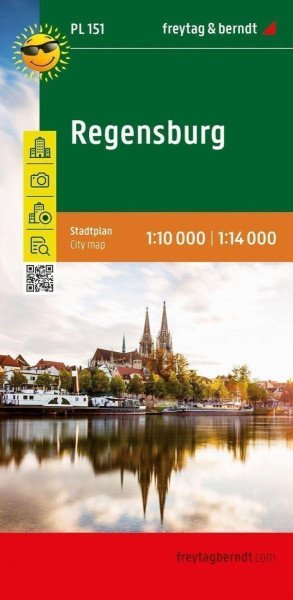 Regensburg 1:14 000 / plán města (2021)