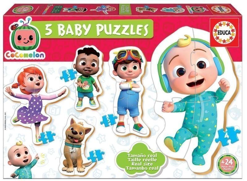Trefl Puzzle Baby Cocomelon 5v1 3-5 dílků