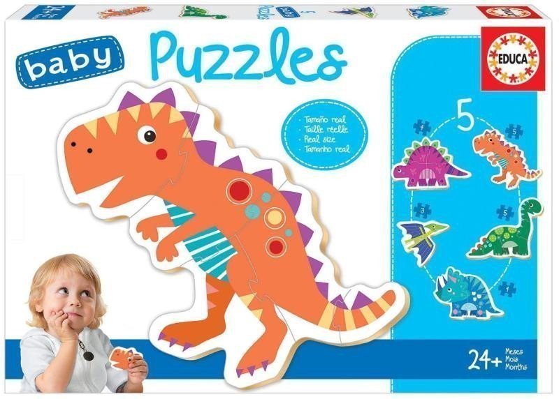 Trefl Puzzle Baby Dinosauři 5v1 3-5 dílků