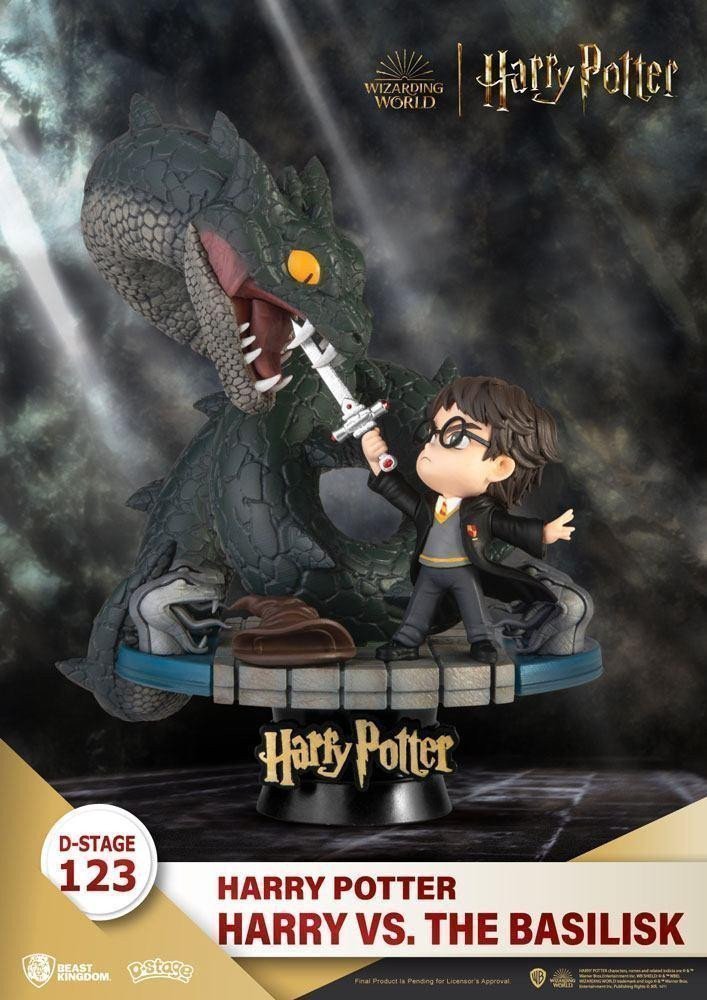 Harry Potter D-Stage diorama - Harry vs bazilišek 16 cm Beast Kingdom
