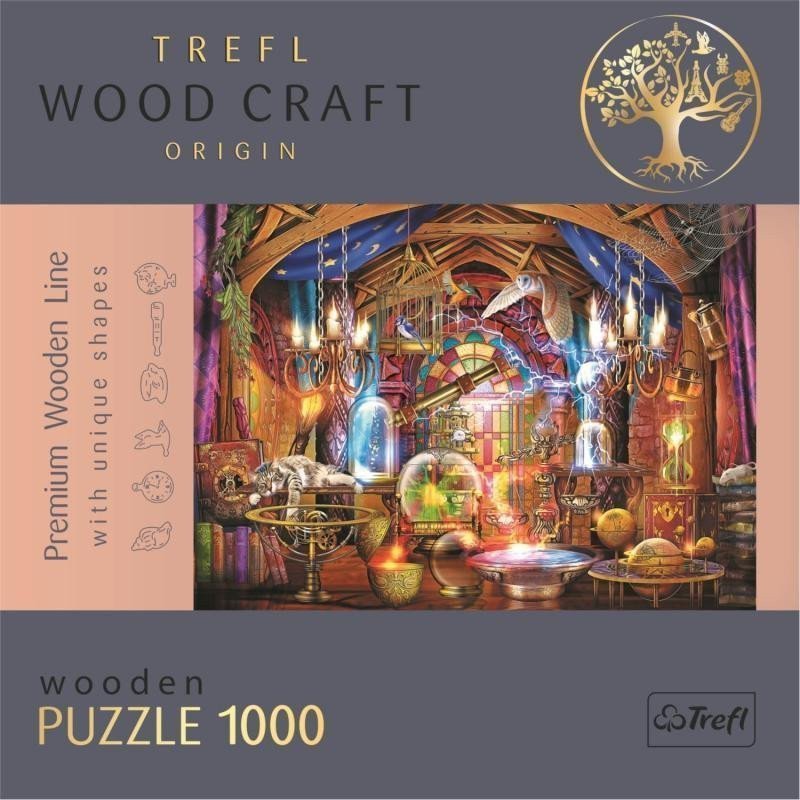 Trefl Wood Craft Origin Puzzle Kouzelná komnata 1000 dílků