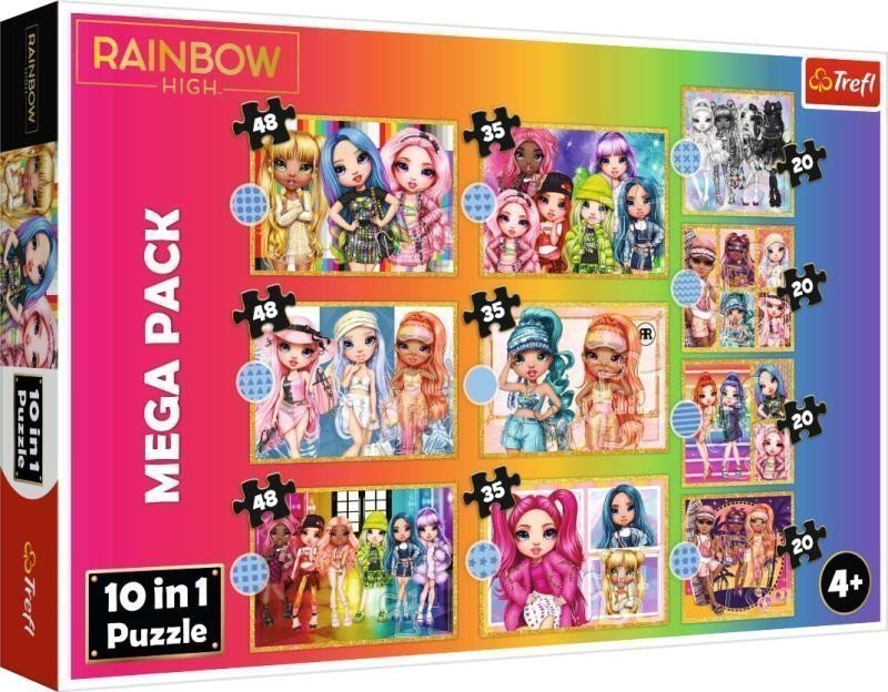 Trefl Puzzle Rainbow High MEGA PACK10v1