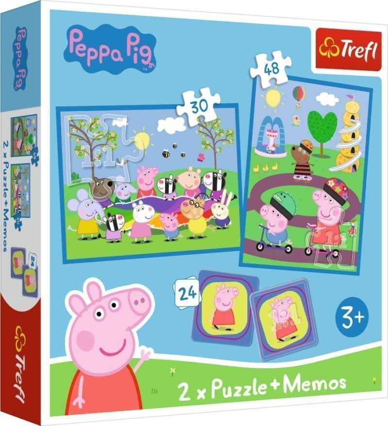 Trefl Puzzle Šťastné chvíle s prasátkem Pepinou  3048 dílkůpexeso