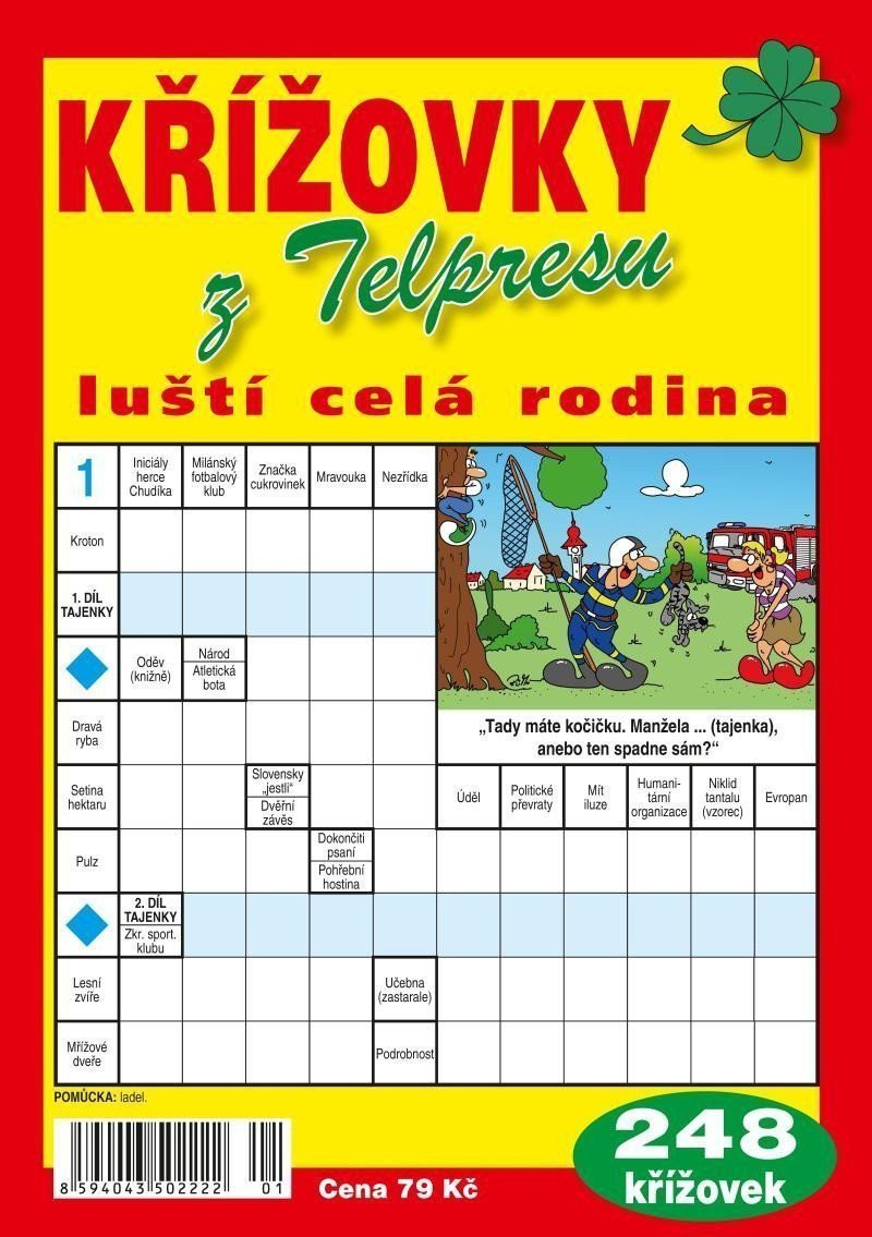 Křížovky z Telpresu luští celá rodina - 248 křížovek 12023
