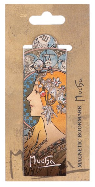 Magnetická záložka Alfons Mucha - Zodiak