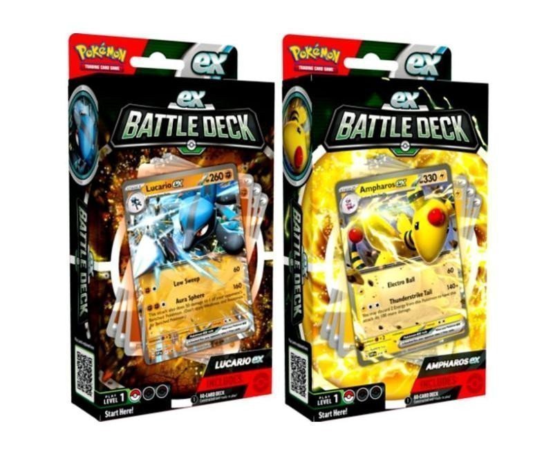 Pokémon TCG ex Battle Deck - Ampharos ex  Lucario ex