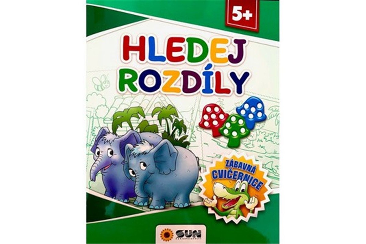 Hledej rozdíly - Zábavná cvičebnice 5
