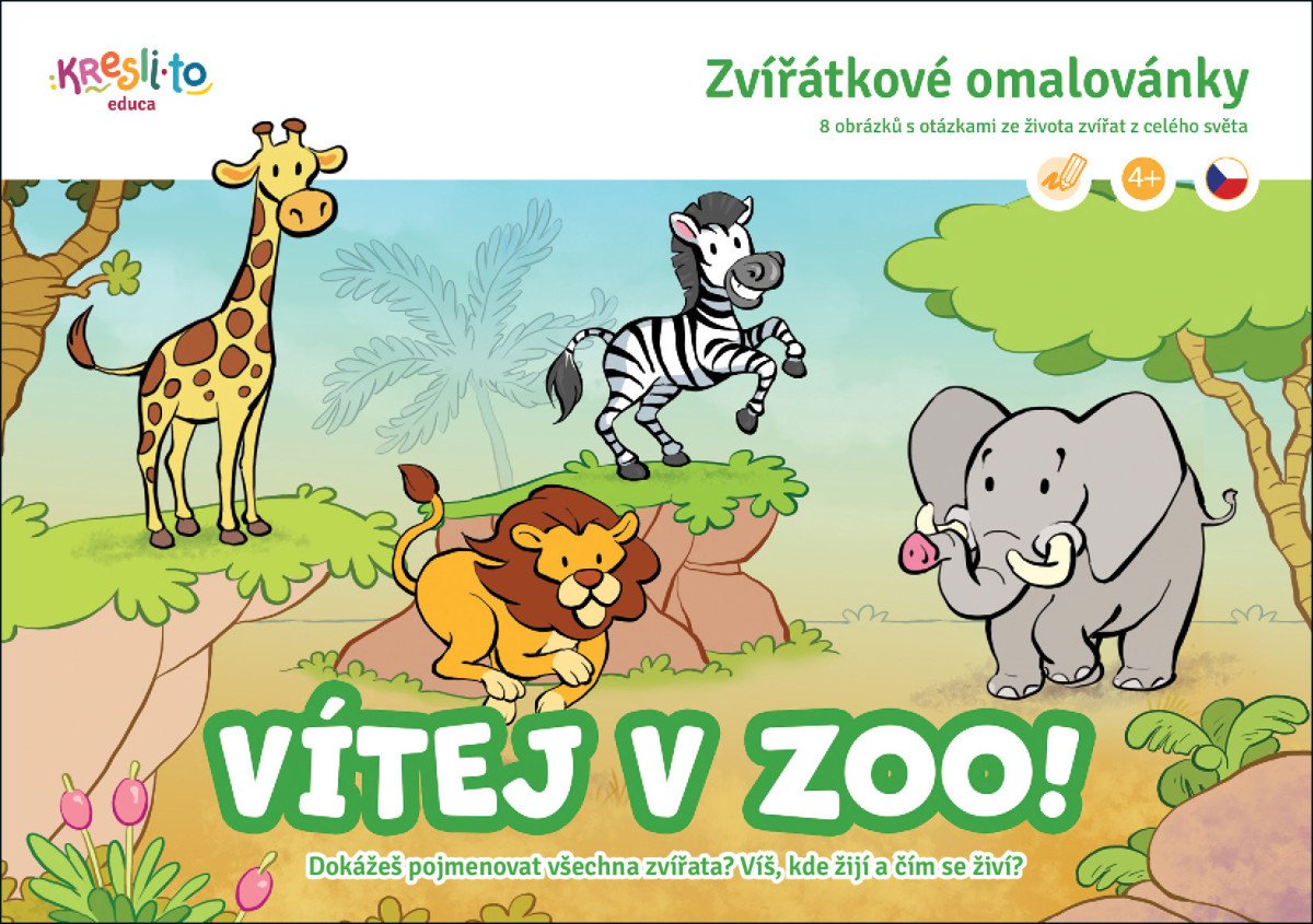 Zvířátkové omalovánky  Vítej v ZOO