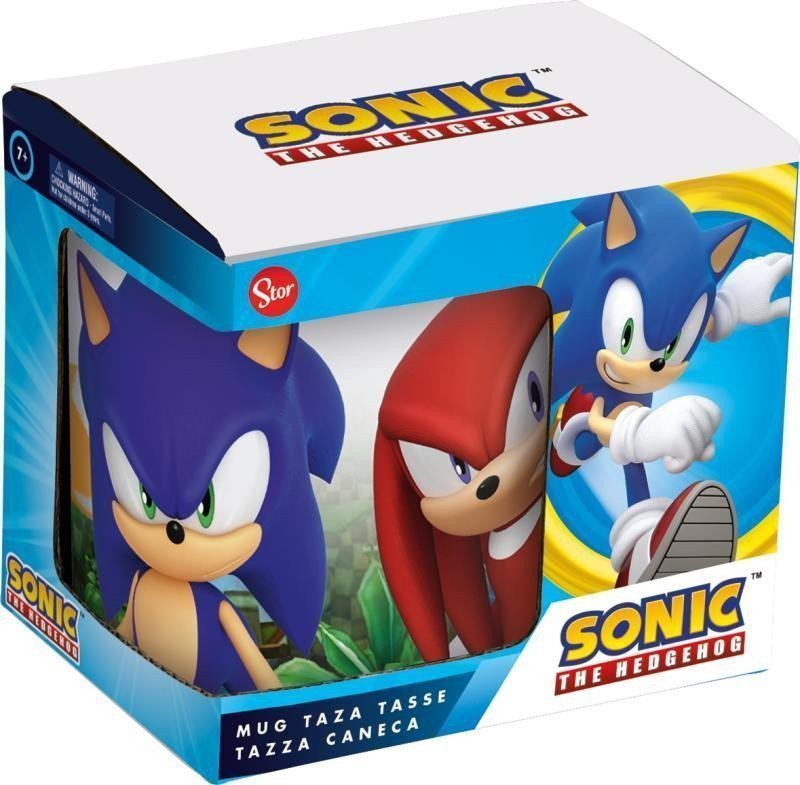 Sonic Hrnek keramický - Sonic Tails a Knuckles 315 ml