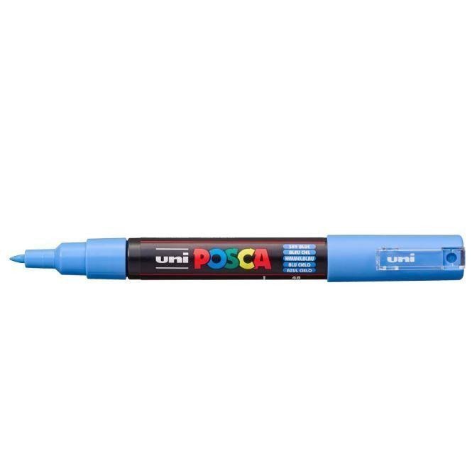 Posca akrylový popisovač PC-1M 07 - 1 mm nebesky modrá s extra tenkým hrotem