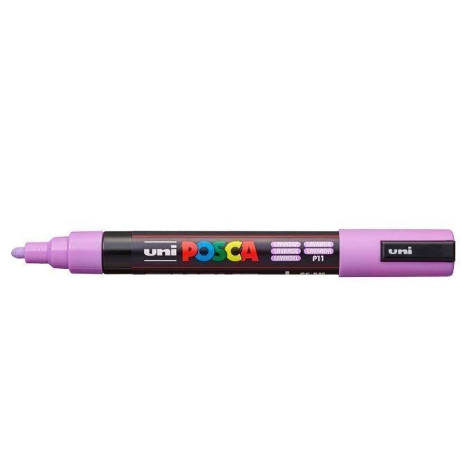 Posca akrylový popisovač PC-5M 18 - 25 mm levandulová se středním kulatým hrotem