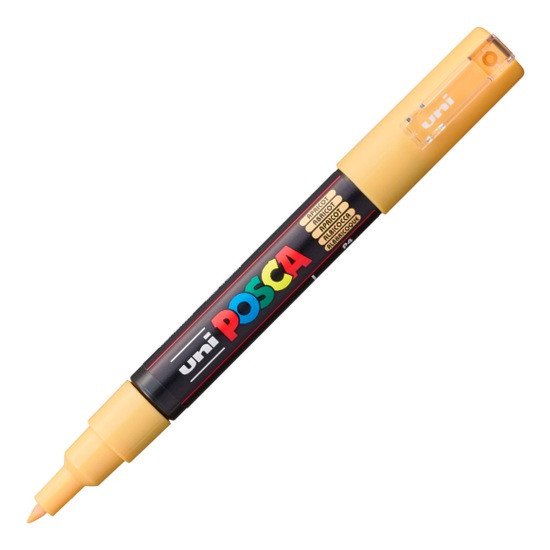 Posca akrylový popisovač PC-1M 07 - 1 mm meruňková extra tenký kulatý hrot