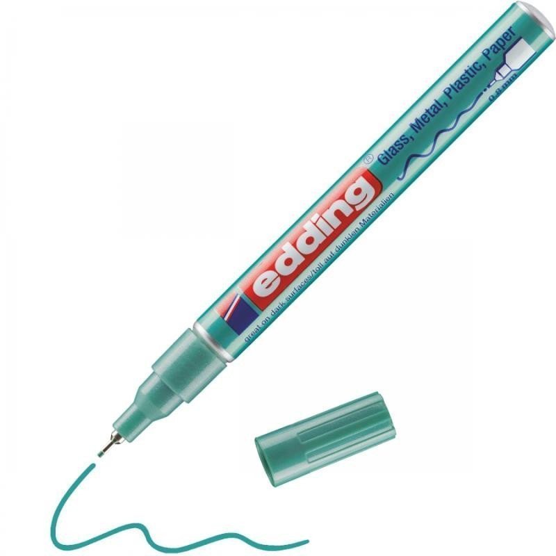 Edding Lakový popisovač 780 - zelený metalický