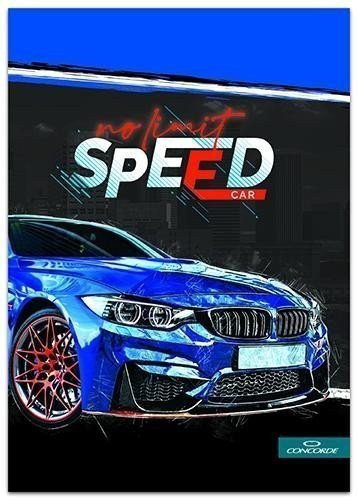 Concorde Záznamní kniha A5 čtvereček 100 listů