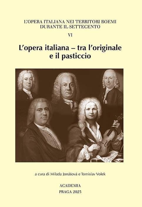Lopera italiana - tra loriginale e il pasticcio – Jonášová Milada