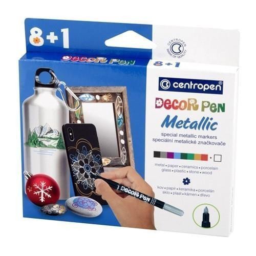 Centropen Decor pen 2737 metallic 9 ks