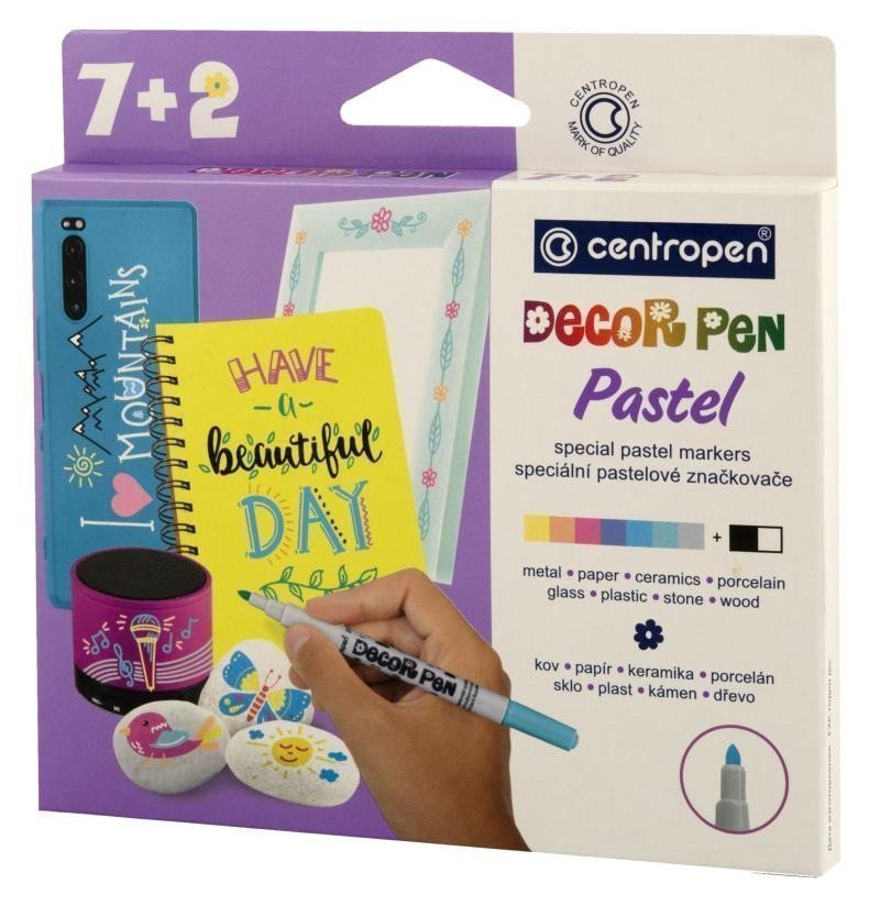 Centropen Decor pen 2738 pastel 81 ks
