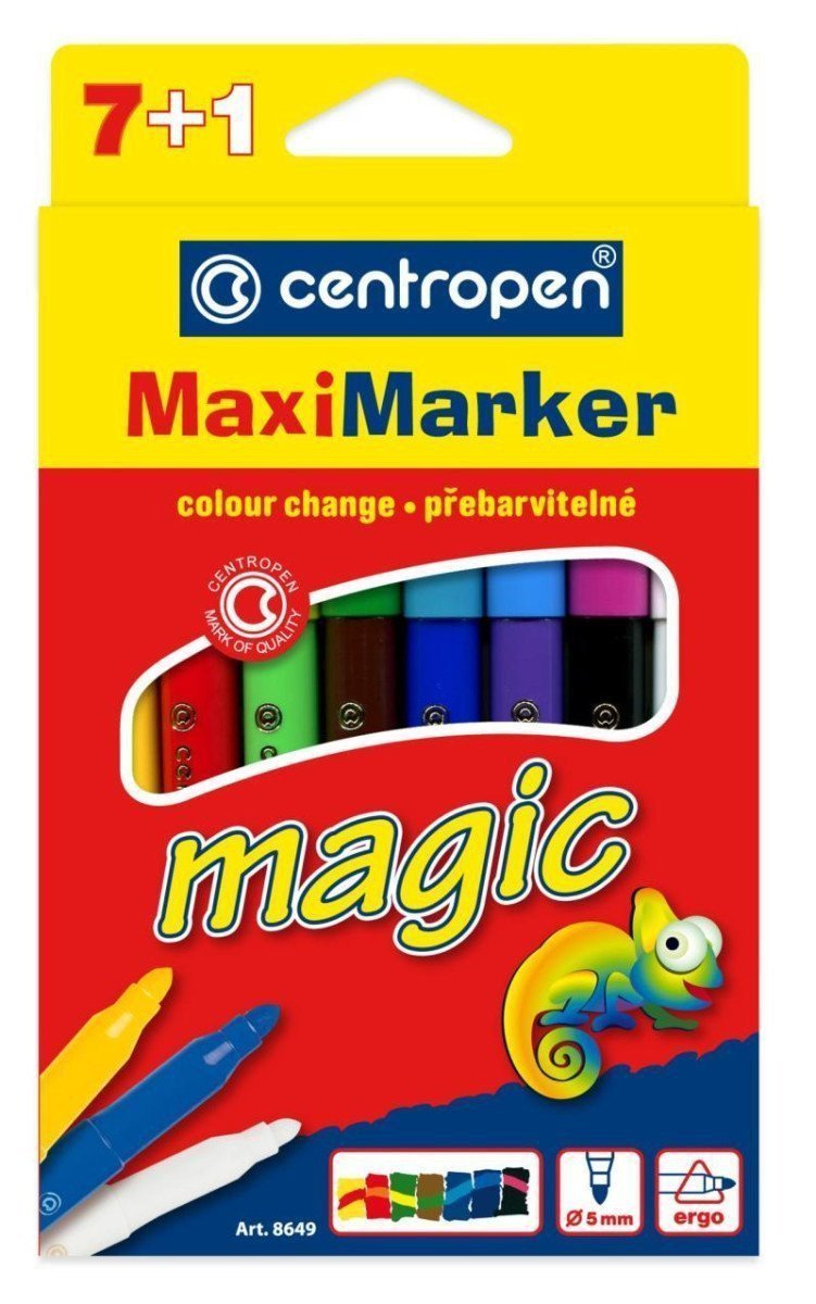 Centropen Značkovač 8649 magic 8 ks