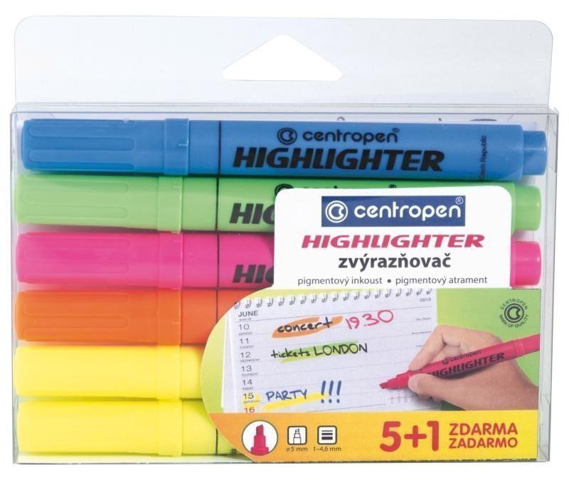 Centropen Zvýrazňovač 8552 51 ks