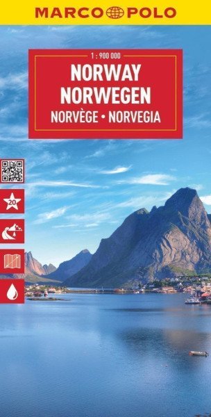 Norsko 1:900 000 / automapa Marco Polo (2023)