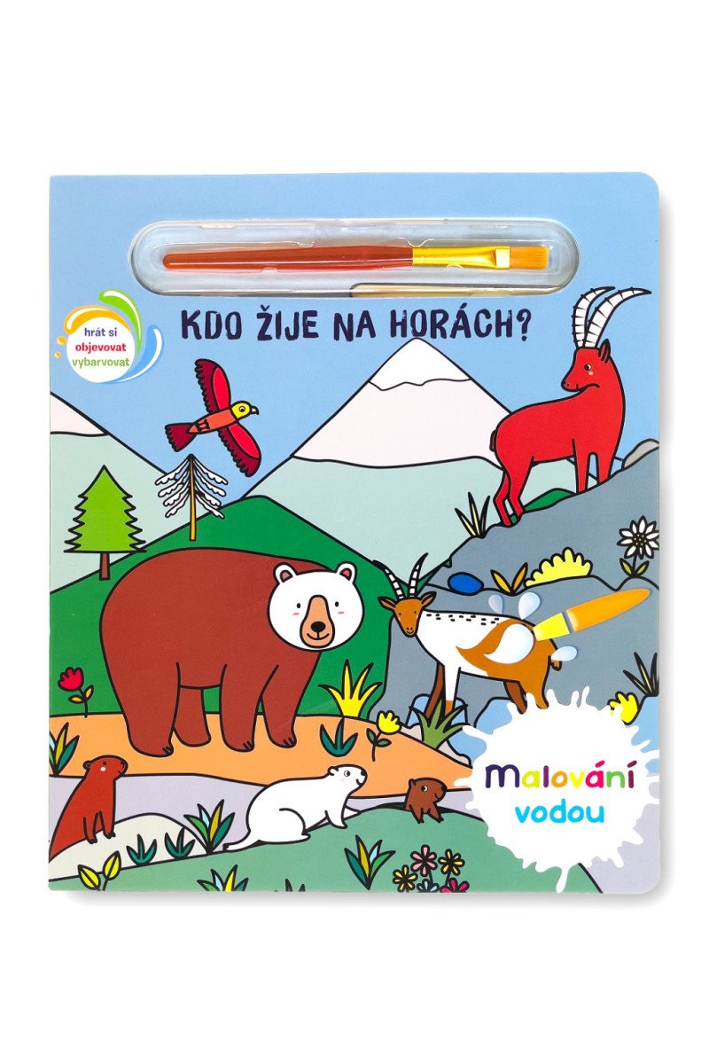 Kdo žije na horách - Malování vodou