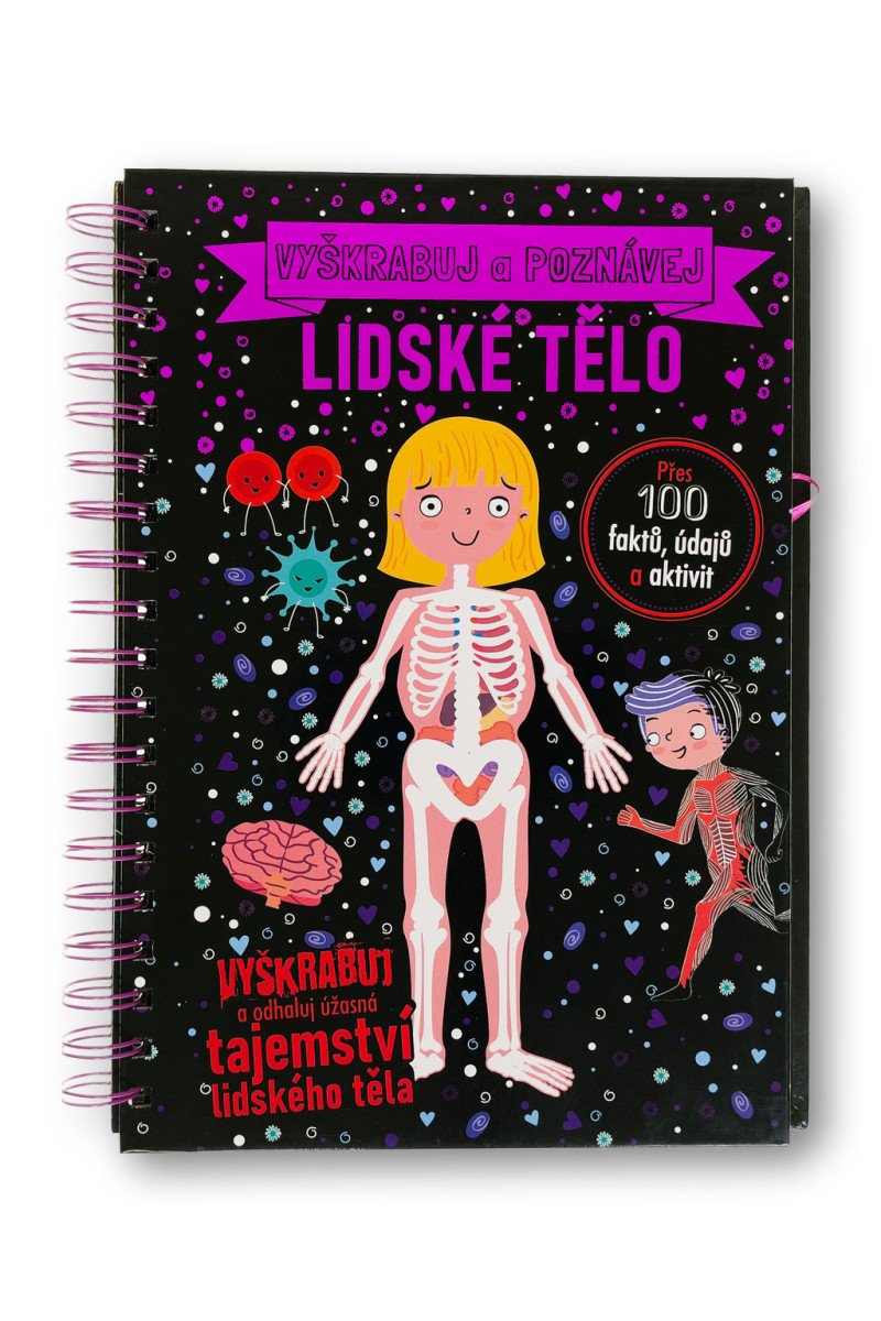 Vyškrabuj a poznávej Lidské tělo – Ganeriová Anita