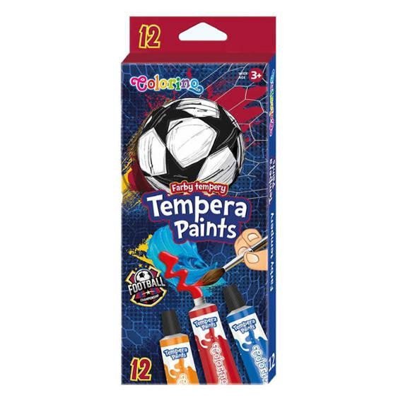 Colorino Temperové barvy - Fotbal 12 barev