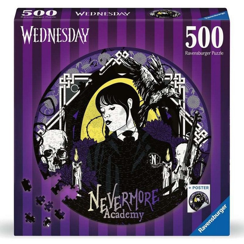 Puzzle kruhové Wednesday 500 dílků
