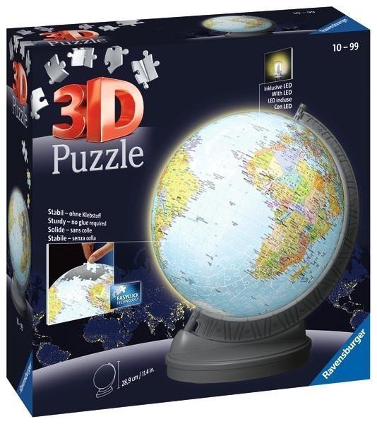 3D Puzzle-Ball Svítící globus 540 dílků