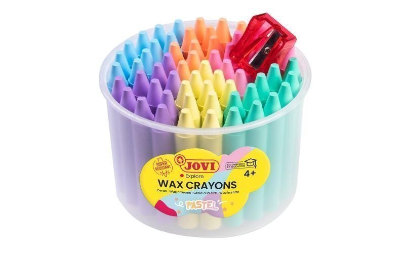 JOVI Voskovky Pastel 60 ks  ořezávatko
