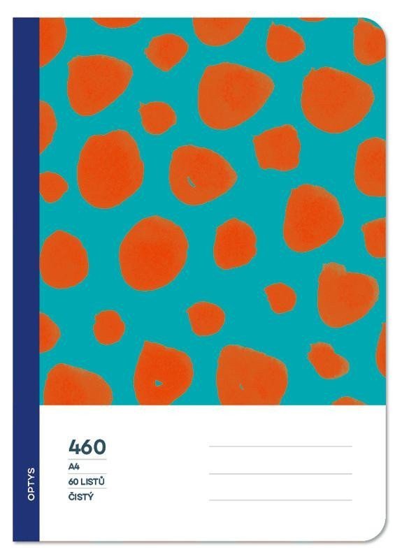 Optys Školní sešit 460 bezdřevý čistý - jahůdky