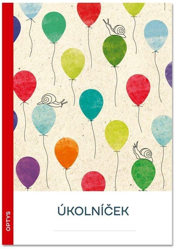 Optys Úkolníček A6 20 listů - Balónky