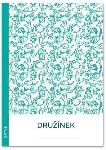 Optys Zápisový sešit Družínek tyrkysový 10 listů