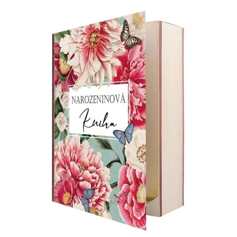 Dárková sada malá kniha - K narozeninám sprchový gel olejová lázeň 250ml