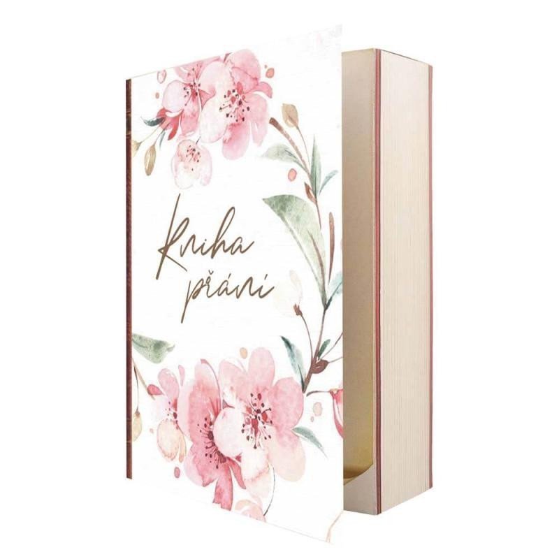 Dárková sada malá kniha - Přání sprchový gel olejová lázeň