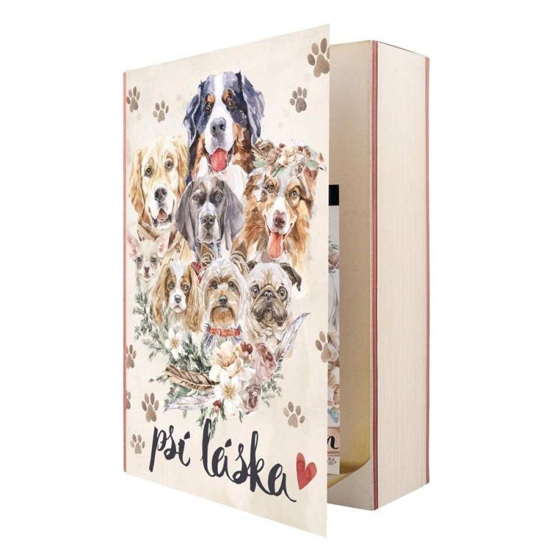 Dárková sada malá kniha - Psí láska sprchový gel šampon