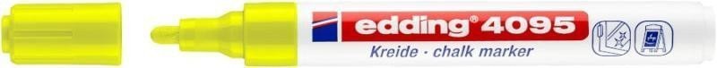 Edding Popisovač křídový 4095 - neon žlutý
