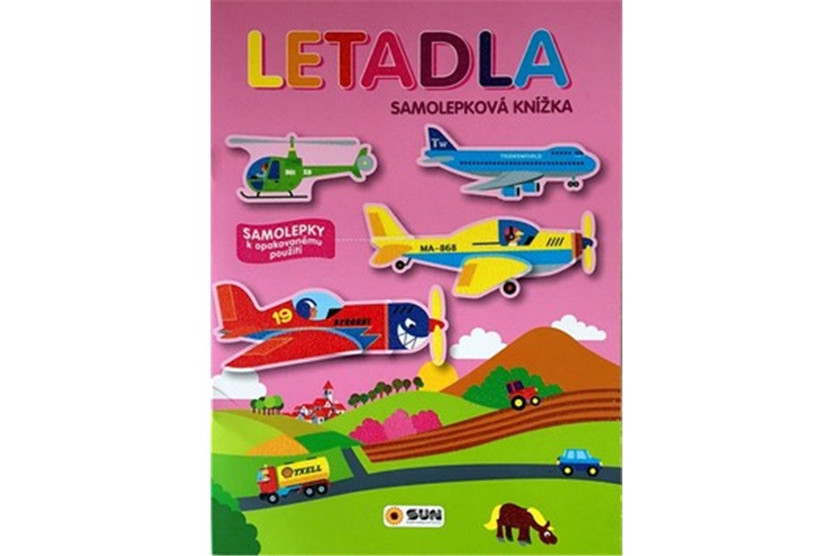 Letadla - samolepková knížka