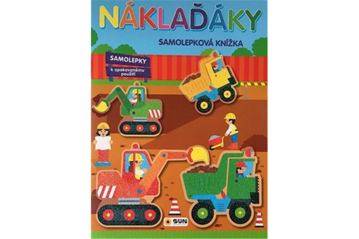 Náklaďáky - samolepková knížka