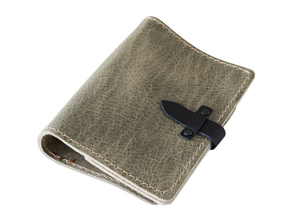 Kožený diář A6 - šedý