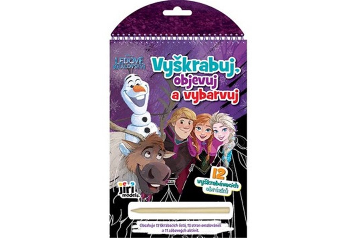 Ledové království - Vyškrabuj objevuj vybarvuj